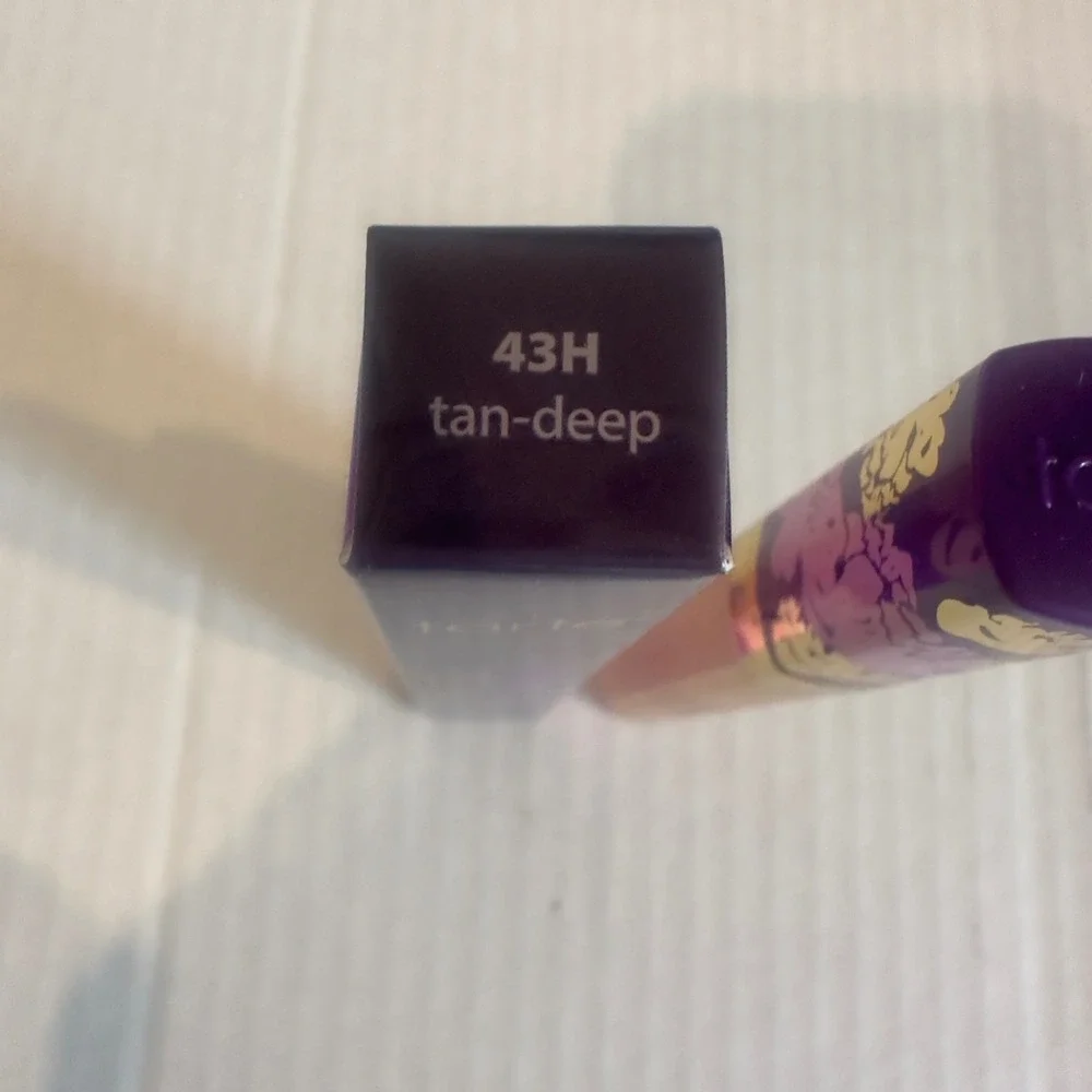Tarte Creaseless Concealer 43H Tan-Deep Full Coverage Hydrating Makeup 6.4g NEW‎